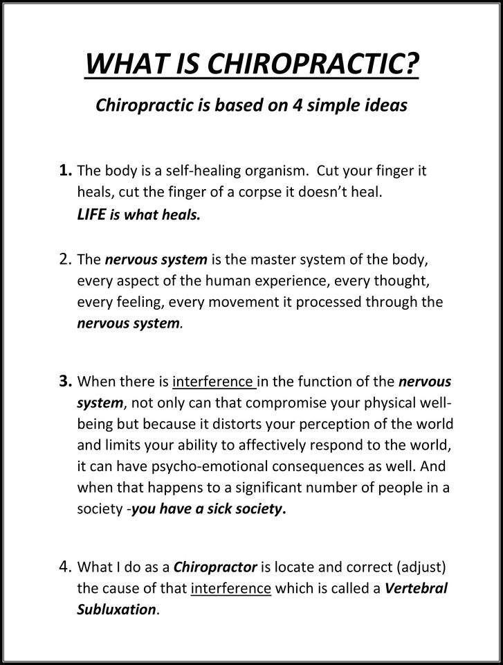 What is Chiropractic